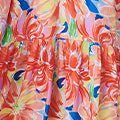 Floral Cap Sleeve Maxi Shirred Dress - Image 7